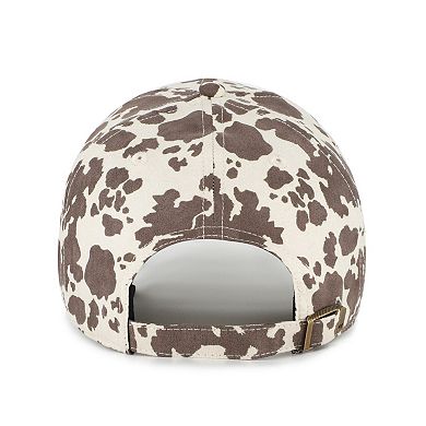 Women's '47 Natural Atlanta Braves Bessie Clean Up Adjustable Hat