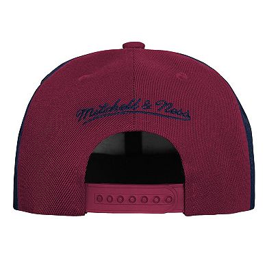 Youth Mitchell & Ness Maroon Colorado Avalanche Mascot Snapback Hat