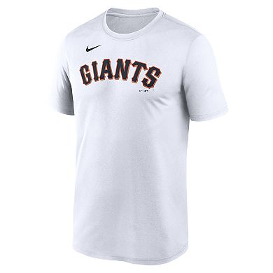 Men's Nike White San Francisco Giants New Legend Wordmark Dri-FIT T-Shirt
