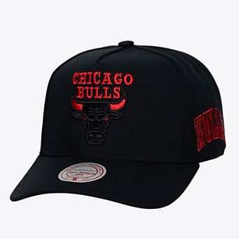 Men's Mitchell & Ness Black Chicago Bulls Hardwood Classics Legendary Away Pro-Pinch Adjustable Hat