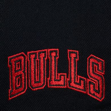 Men's Mitchell & Ness Black Chicago Bulls Hardwood Classics Legendary Away Pro-Pinch Adjustable Hat