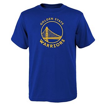 Youth Outerstuff Royal Golden State Warriors Primary Logo T-Shirt