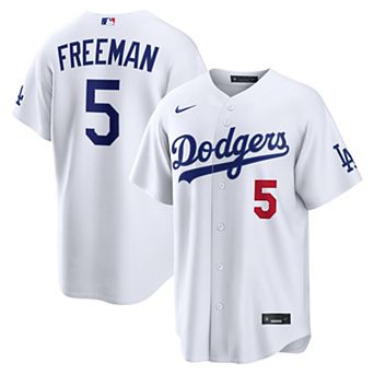 Men's Nike Freddie Freeman White Los Angeles Dodgers Home Stadium Jersey