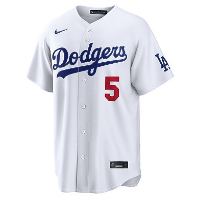 Men's Nike Freddie Freeman White Los Angeles Dodgers Home Stadium Jersey