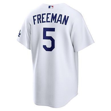 Men's Nike Freddie Freeman White Los Angeles Dodgers Home Stadium Jersey