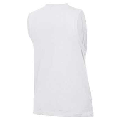 Women's Champion White Kansas City Chiefs Muscle Tank Top
