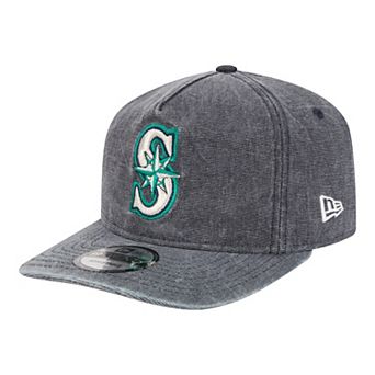 Men's New Era Navy Heather Seattle Mariners Denim Classic 19TWENTY Adjustable Hat