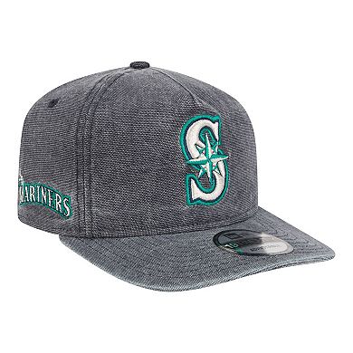 Men's New Era Navy Heather Seattle Mariners Denim Classic 19TWENTY Adjustable Hat