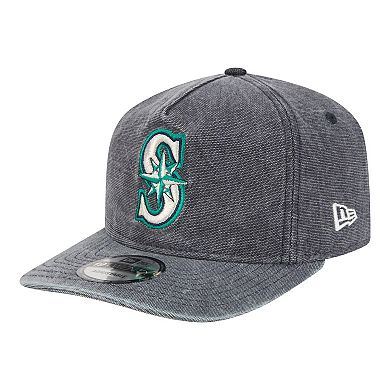 Men's New Era Navy Heather Seattle Mariners Denim Classic 19TWENTY Adjustable Hat