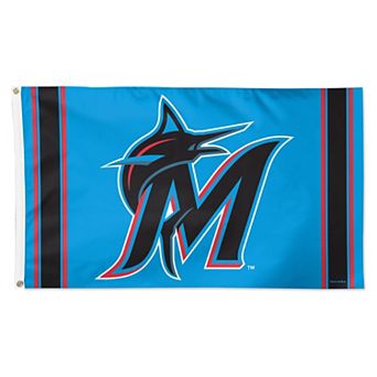 WinCraft Miami Marlins 3' x 5' Vertical Stripe Deluxe Single-Sided Flag
