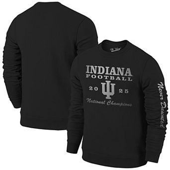 Men's Black Indiana Hoosiers College Football Playoff 2025 National Champions Sweatshirt