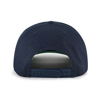 Men's '47 Navy/Brown San Diego Padres Cooperstown Break Wood Suede Hitch Adjustable Hat
