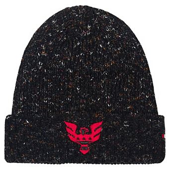 Unisex Black D.C. United Confetti Cuffed Knit Hat