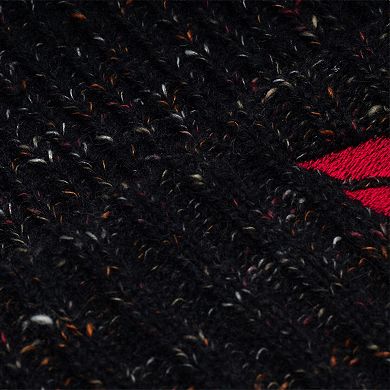 Unisex Black D.C. United Confetti Cuffed Knit Hat