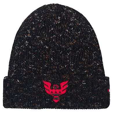 Unisex Black D.C. United Confetti Cuffed Knit Hat