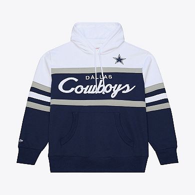 Men's Mitchell & Ness Navy Dallas Cowboys Head Coach Hoodie