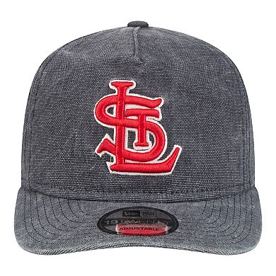 Men's New Era Heather Gray St. Louis Cardinals Throwback Denim Classic 19TWENTY Adjustable Hat