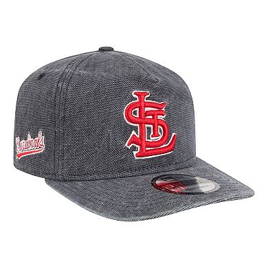 Men's New Era Heather Gray St. Louis Cardinals Throwback Denim Classic 19TWENTY Adjustable Hat