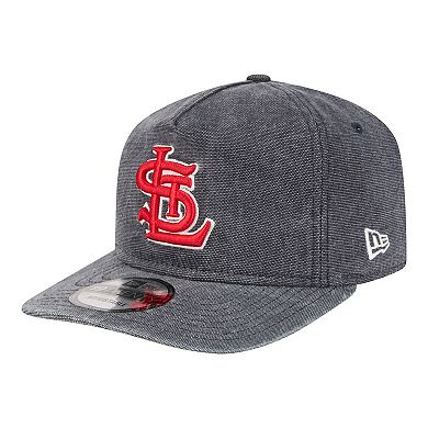 Men's New Era Heather Gray St. Louis Cardinals Throwback Denim Classic 19TWENTY Adjustable Hat