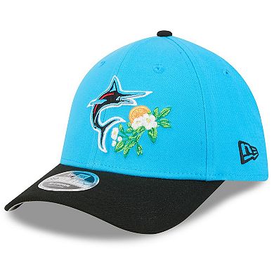 Men's New Era Blue/Black Miami Marlins 2026 Spring Training M-Crown 39THIRTY Flex Hat