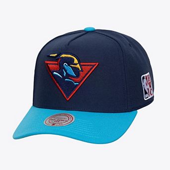 Men's Mitchell & Ness Navy Golden State Warriors Hardwood Classics Legendary Away Pro-Pinch Adjustable Hat