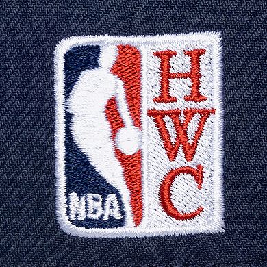 Men's Mitchell & Ness Navy Golden State Warriors Hardwood Classics Legendary Away Pro-Pinch Adjustable Hat