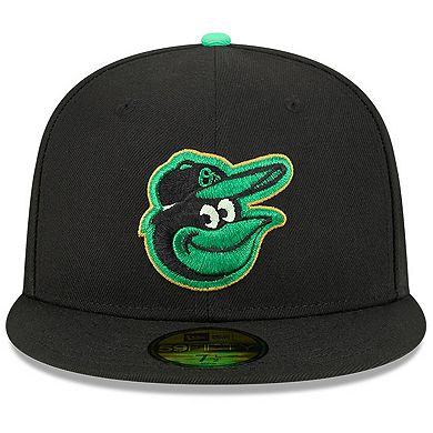 Men's New Era Black Baltimore Orioles 2026 St. Patrick's Day 59FIFTY Fitted Hat