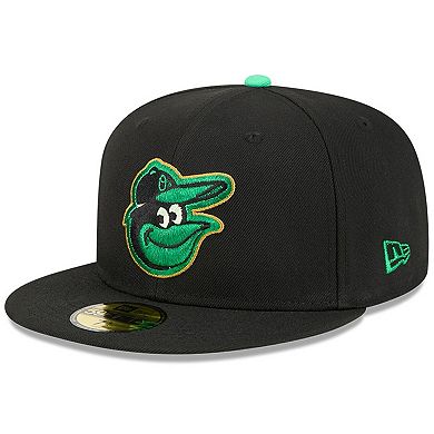Men's New Era Black Baltimore Orioles 2026 St. Patrick's Day 59FIFTY Fitted Hat