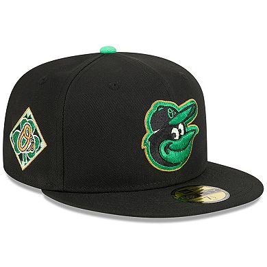 Men's New Era Black Baltimore Orioles 2026 St. Patrick's Day 59FIFTY Fitted Hat