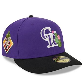 Men's New Era Purple/Black Colorado Rockies 2026 Spring Training 59FIFTY Fitted Hat