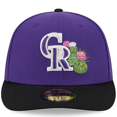 Men's New Era Purple/Black Colorado Rockies 2026 Spring Training 59FIFTY Fitted Hat
