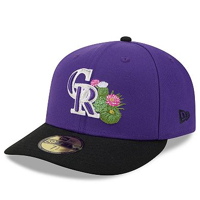Men's New Era Purple/Black Colorado Rockies 2026 Spring Training 59FIFTY Fitted Hat