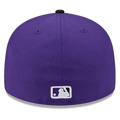 Men's New Era Purple/Black Colorado Rockies 2026 Spring Training 59FIFTY Fitted Hat