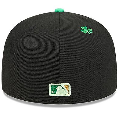 Men's New Era Black Cleveland Guardians 2026 St. Patrick's Day 59FIFTY Fitted Hat