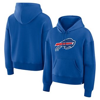 Women's Fanatics Royal Buffalo Bills Relaxed High Hip Essential Legacy Hoodie