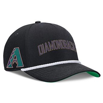 Men's Nike Black Arizona Diamondbacks Cooperstown Collection Rise Adjustable Hat