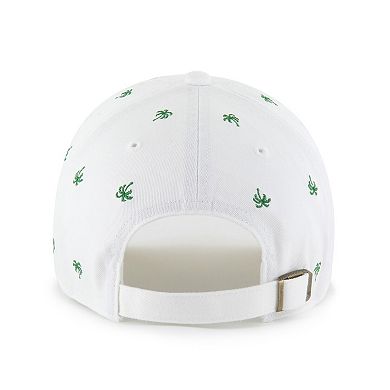 Women's '47 White San Diego Padres Confetti Clean Up Adjustable Hat