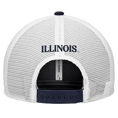 Men's Nike Navy Illinois Fighting Illini Rise Trucker Adjustable Hat