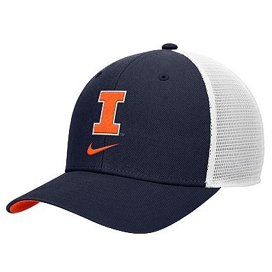 Men's Nike Navy Illinois Fighting Illini Rise Trucker Adjustable Hat