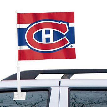 "Montreal Canadiens WinCraft 11"" x 13"" Two-Sided Car Flag"