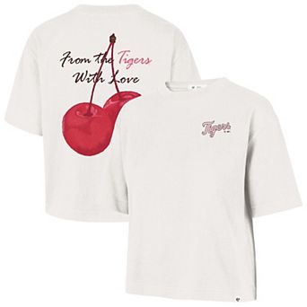 Women's '47 Cream Detroit Tigers Love Letter Reed City T-Shirt