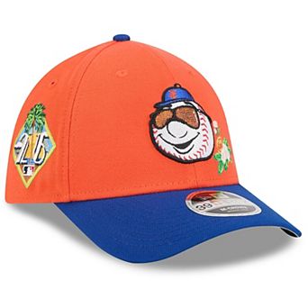 Men's New Era Orange/Royal New York Mets 2026 Spring Training M-Crown 39THIRTY Flex Hat