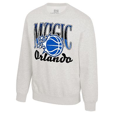 Unisex Stadium Essentials Oatmeal Orlando Magic Sky High Fleece Sweatshirt