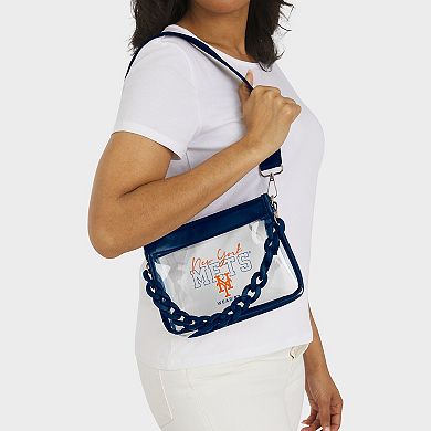 WEAR by Erin Andrews New York Mets Plastic Chain Mini Crossbody Bag