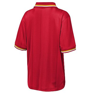 Youth Outerstuff Red Kansas City Chiefs Stadium Jersey Polo