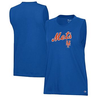 Women's Champion Royal New York Mets Muscle Tank Top