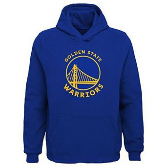 Youth Outerstuff Royal Golden State Warriors Primary Logo Pullover Hoodie
