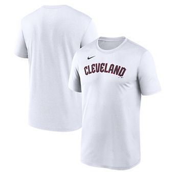 Men's Nike White Cleveland Guardians New Legend Wordmark Dri-FIT T-Shirt