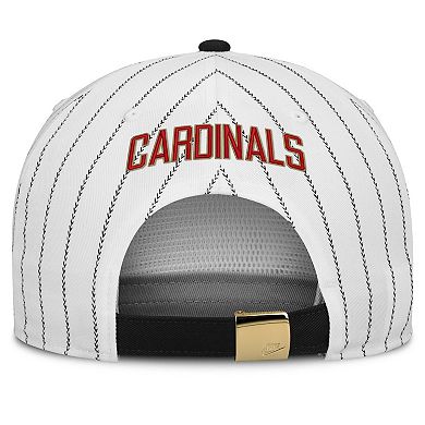 Men's Nike White/Black St. Louis Cardinals Cooperstown Collection Pro Adjustable Hat