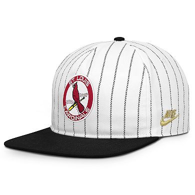 Men's Nike White/Black St. Louis Cardinals Cooperstown Collection Pro Adjustable Hat